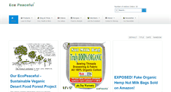 Desktop Screenshot of ecopeaceful.com